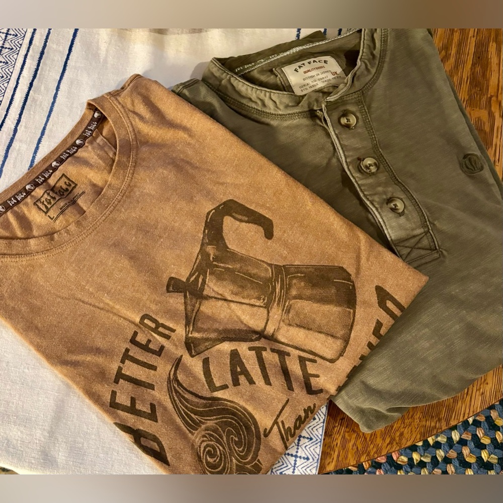 2 Fat Face MENS shirts tops, EUC